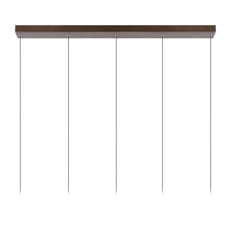 Lucide MARGARY - Závesné svietidlo - LED Dim. - 5x4,2W 2700K - Káv